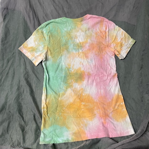 Women’s king Jesus Wrldinvsn Multi-coloured tie-dye Jesus tee #streetwear. Sz S - Picture 2 of 6
